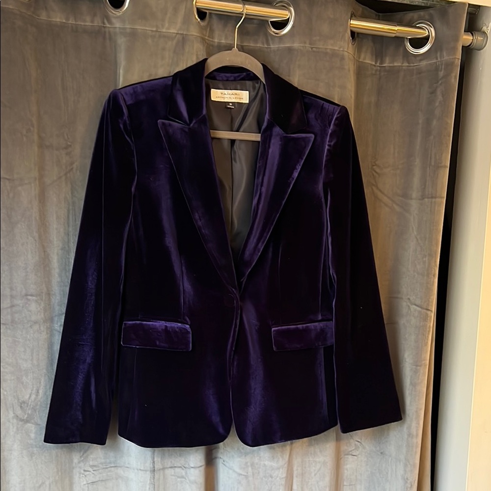 Purple Velvet Women's Blazer